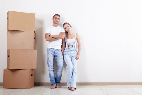 Moving truck in Twickenham for local home relocation