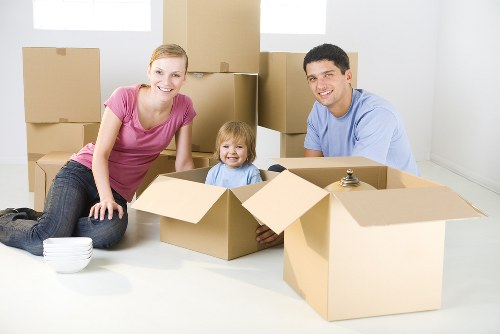 Commercial moving team planning a business relocation in Twickenham