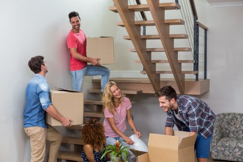 Fragile items packed safely in Twickenham moving boxes