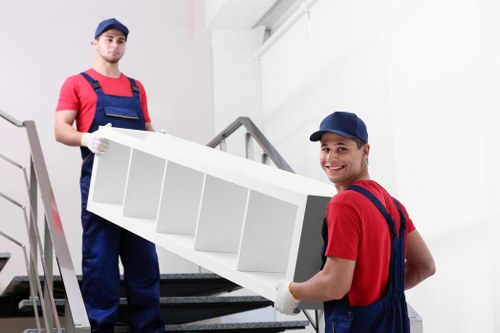 Man and van loading items for a Twickenham home move