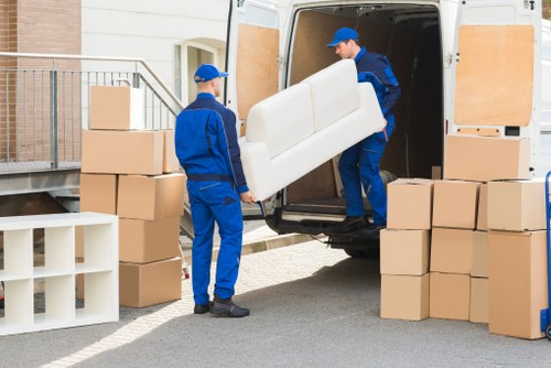 Furniture pick-up service removing bulky items in Twickenham home