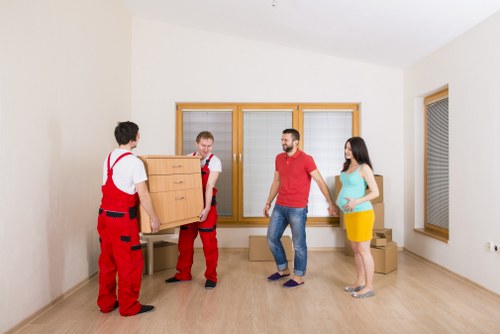 Protective equipment used for secure piano transport in Twickenham