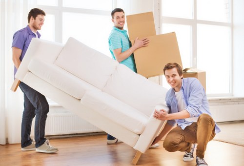 Upright and grand piano transport prepared for safe removal