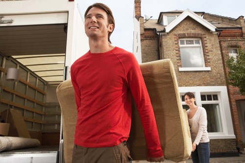 Furniture handling during house removals in Twickenham