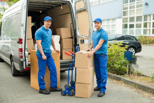 A removal company in Twickenham handling a property relocation with care